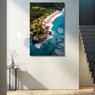 Aerial View Beach Painting